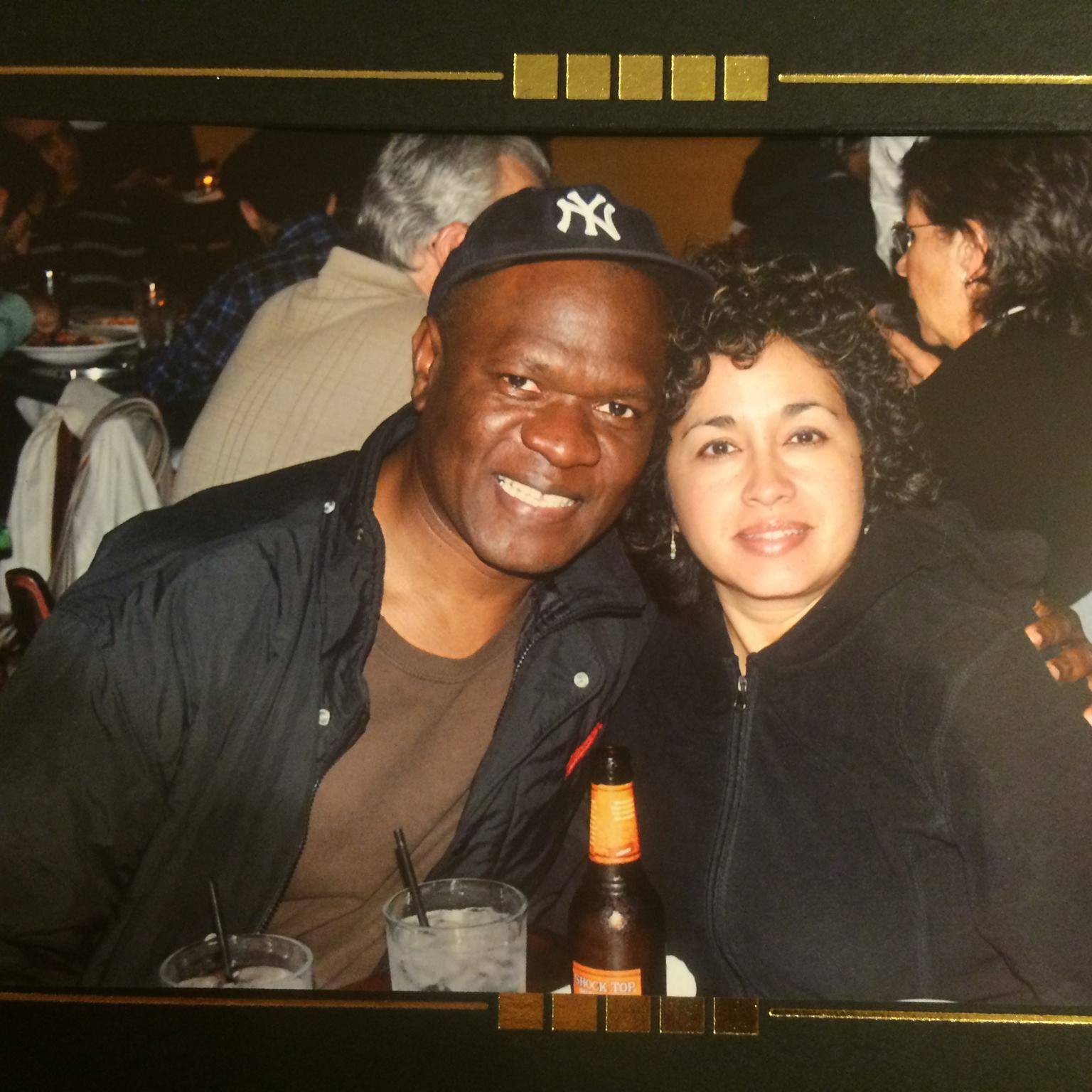 Austin Amuok with colleague